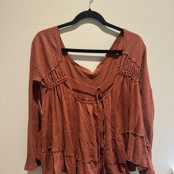 SOLD We The Free Long Sleeve Blouse - Picture 4 of 6